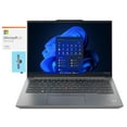 thumbnail image 1 of Lenovo ThinkPad E14 Gen 5 Home/Business Laptop (AMD Ryzen 7 7730U 8-Core, 14.0in 60 Hz Wide UXGA (1920x1200), AMD Radeon, 40GB RAM, Win 10 Pro) with Microsoft 365 Personal , Dockztorm Hub, 1 of 7