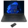 thumbnail image 1 of Lenovo ThinkPad E14 Gen 6 School/Business Laptop (Intel Ultra 5-125U 12-Core, 14.0in 60 Hz Wide UXGA (1920x1200), Intel Graphics, 16GB DDR5 5600MHz RAM, Win 11 Pro) with USB-C Dock, 1 of 7