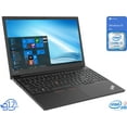 thumbnail image 1 of Lenovo ThinkPad E14 Notebook, 14" IPS FHD Display, Intel Core i3-1115G4 Upto 4.1GHz, 8GB RAM, 256GB NVMe SSD, HDMI, DisplayPort vis USB-C, Wi-Fi, Bluetooth, Windows 10 Pro, 1 of 7