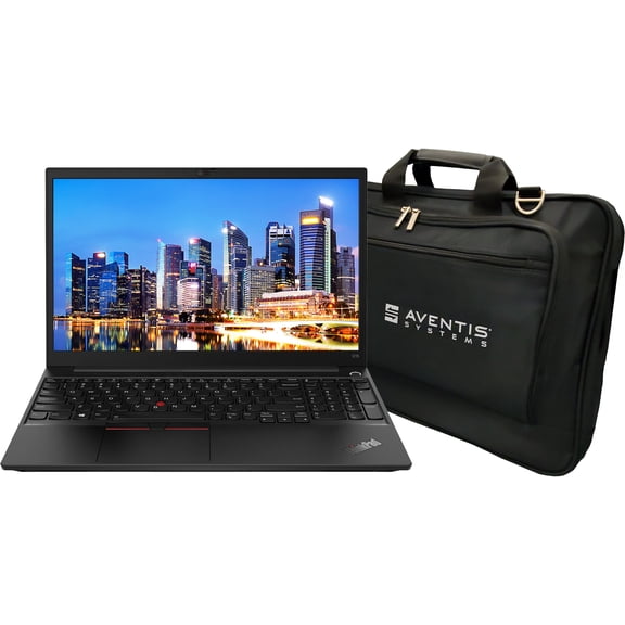 Lenovo ThinkPad E15 Gen 2 20T80002US 15.6 inch Laptop PC Bundle with Ryzen 7 4700U, 8GB DDR4, 256GB SSD, Radeon Graphics, Webcam, Stereo Speakers, Microphone, Windows 10 Pro, Laptop Bag