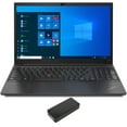 thumbnail image 1 of Lenovo ThinkPad E15 Gen 3 Home/Business Laptop (AMD Ryzen 5 5500U 6-Core, 15.6in 60 Hz Full HD (1920x1080), AMD Radeon, 40GB RAM, 256GB PCIe SSD, Win 11 Pro) with DV4K Dock, 1 of 7