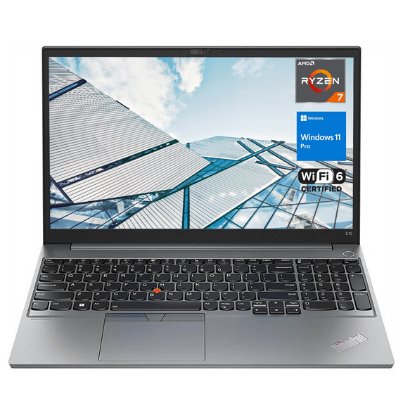 Lenovo ThinkPad E15 Gen4 Business Laptop, 15.6" FHD Display, AMD Ryzen 7 5825U Processor, 40GB RAM, 2TB SSD, Backlit KB, Webcam, Wi-Fi 6, Windows 11 Pro