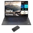 thumbnail image 1 of Lenovo ThinkPad E16 Business Laptop 16.0in Touchscreen WUXGA Display (AMD Ryzen 7 7735U, 16GB DDR5, 8TB PCIe SSD, AMD Radeon, Backlit KB, Fingerprint, Thunderbolt 4, WiFi 6E, Win 11 Home) w/USB-C Dock, 1 of 7
