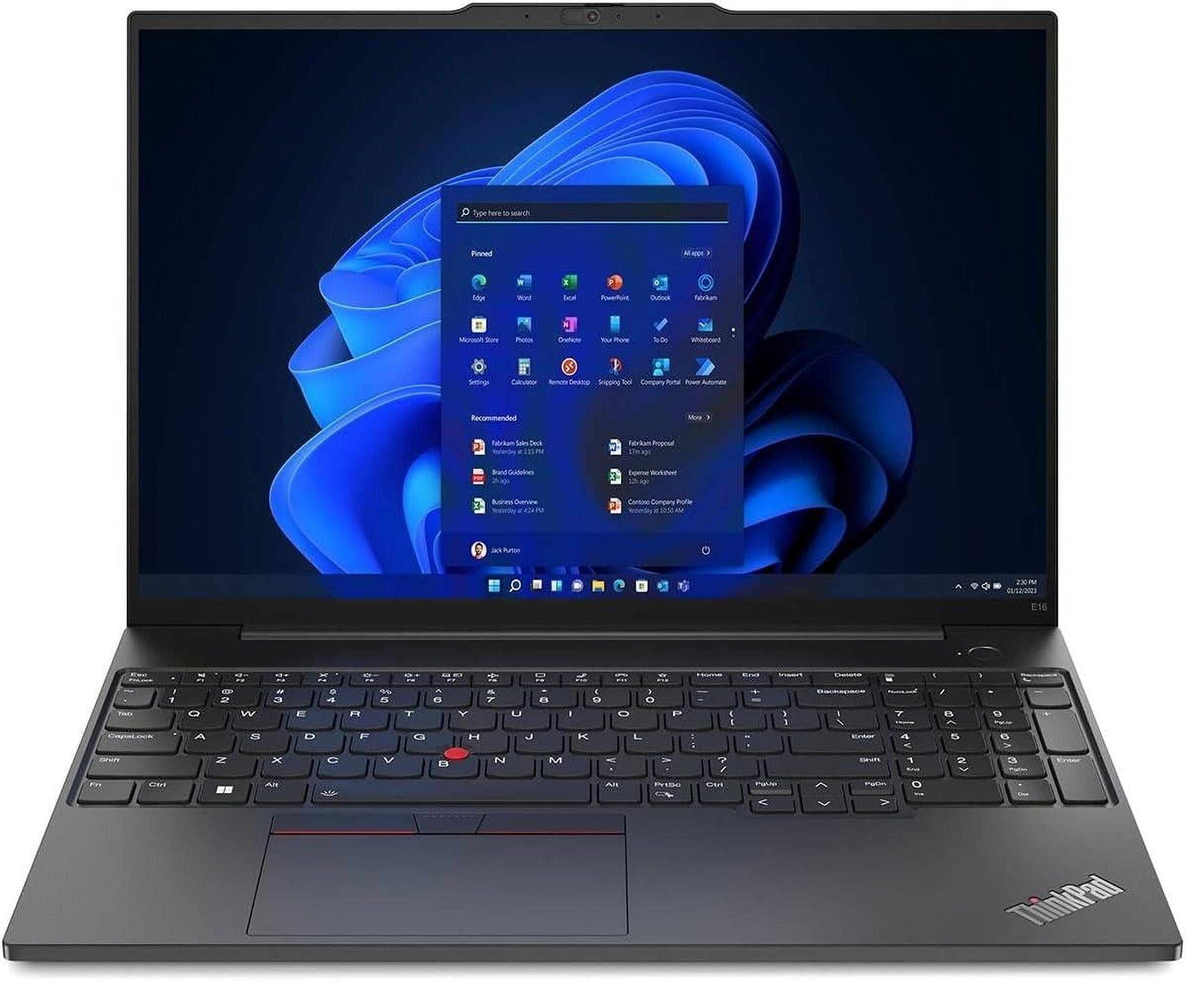 Lenovo ThinkPad E16 Business Laptop 16.0in WUXGA (AMD Ryzen 7 7730U, 16GB RAM, 512GB SSD, WiFi 6, Backlit KYB, Bluetooth, , Win 11 Pro)