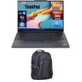thumbnail image 1 of Lenovo ThinkPad E16 Business Laptop 16.0in WUXGA Display (AMD Ryzen 7 7735U, 16GB DDR5, 8TB PCIe SSD, AMD Radeon 660M, Backlit KB, Fingerprint, Thunderbolt 4, WiFi 6, Win 11 Pro) w/Premium Backpack, 1 of 6