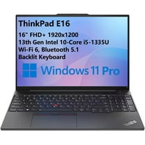 Lenovo ThinkPad E16 Gen 1 Business Laptop Computer, 24GB RAM, 1TB PCIe SSD, 13th Gen Intel 10-Core i5-1335U (Beat i7-1255U), 16" FHD , WiFi 6,Windows 11 Pro