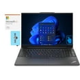 thumbnail image 1 of Lenovo ThinkPad E16 Gen 1 Home/Business Laptop (AMD Ryzen 7 7730U 8-Core, 16.0in 60 Hz Touch Wide UXGA (1920x1200), AMD Radeon, 40GB RAM, Win 10 Pro) with Microsoft 365 Personal , Dockztorm Hub, 1 of 7