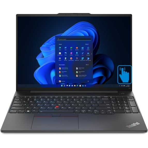Lenovo ThinkPad E16 Gen 1 Home/Business Laptop (AMD Ryzen 7 7730U 8-Core, 24GB RAM, 2TB PCIe SSD, AMD Radeon, 16.0in 60 Hz Touch Wide UXGA (1920x1200), Fingerprint, Wifi, Bluetooth, Win 11 Pro)