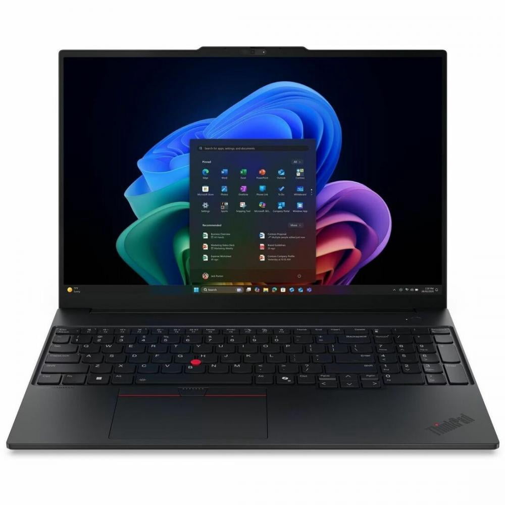 Lenovo ThinkPad E16 Gen 4 21YE000HUS 16" Touchscreen Notebook - WUXGA - 120 Hz - Intel Core 5 Series 3 320 - 16 GB - 512 GB SSD - English Keyboard - Black - Intel Chip - 1920 x 1200 - Windows 11 Pr...