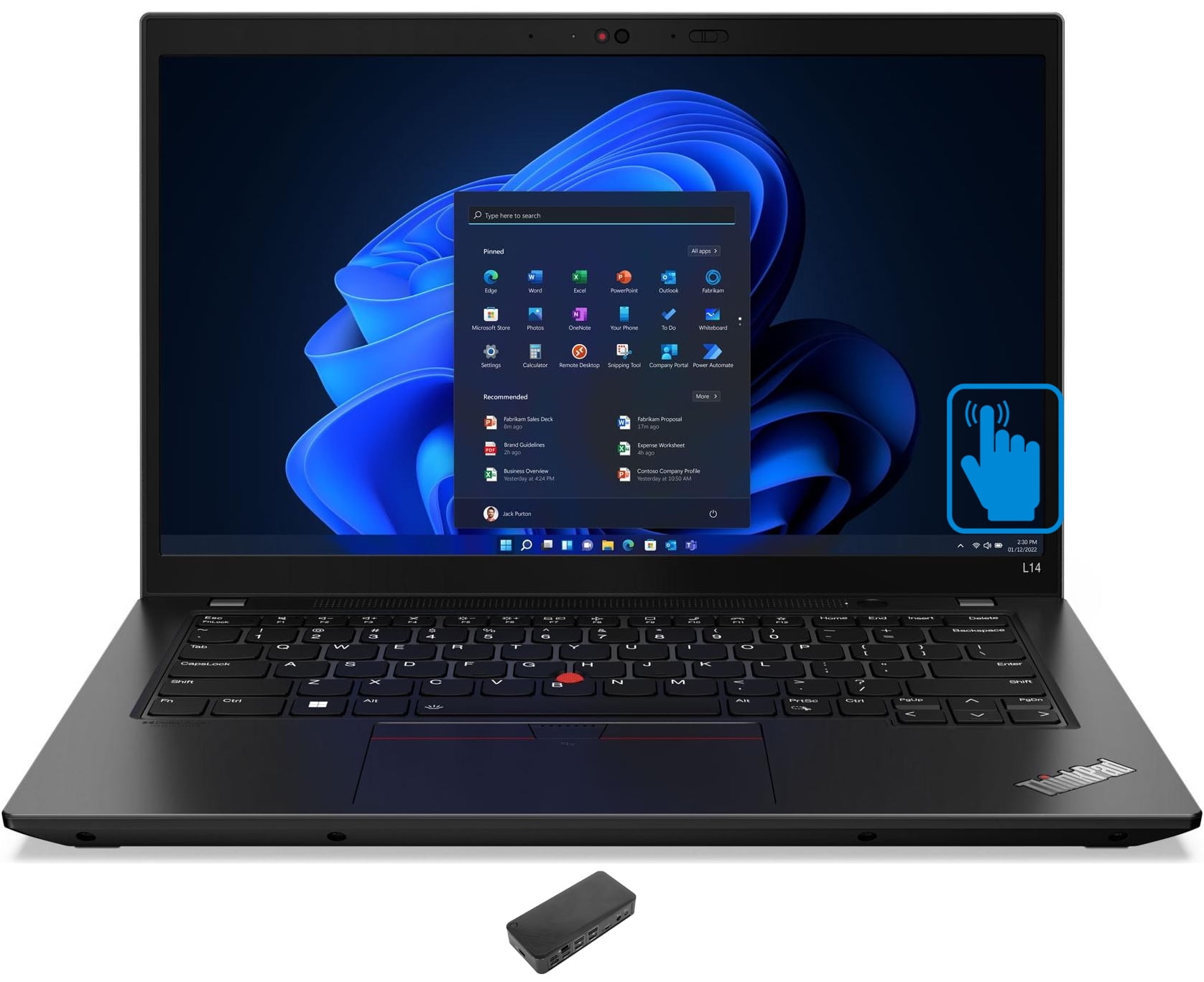 Lenovo Laptop empresarial ThinkPad E14 Gen 5, tela FHD + de 14