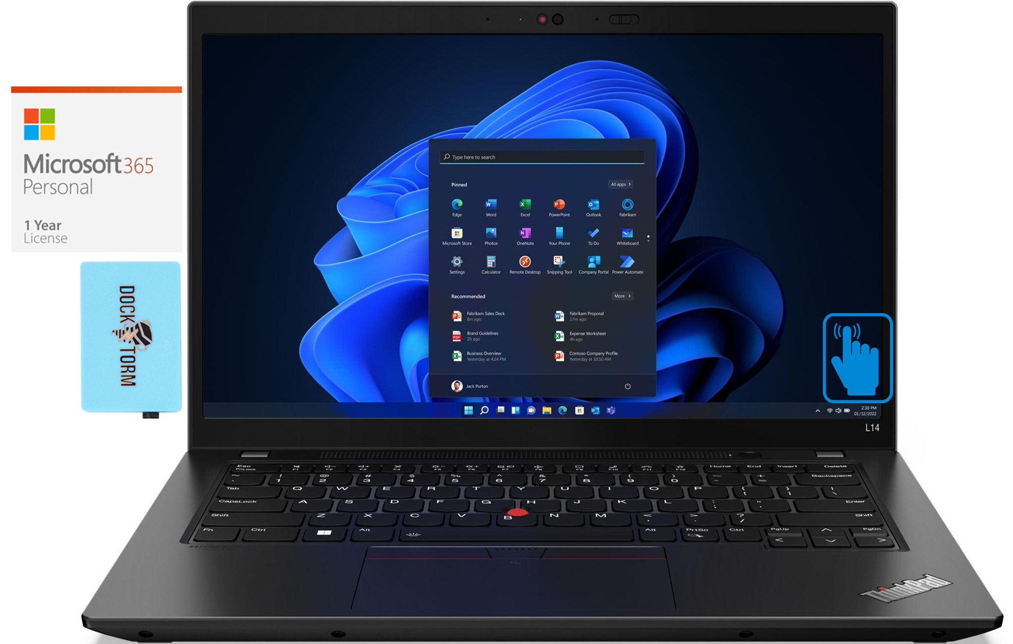 Personal Computer Thinkpad Lenovo ThinkPad L14 Gen 3 Home/Business Laptop (Intel i5-1235U 10-Core ...