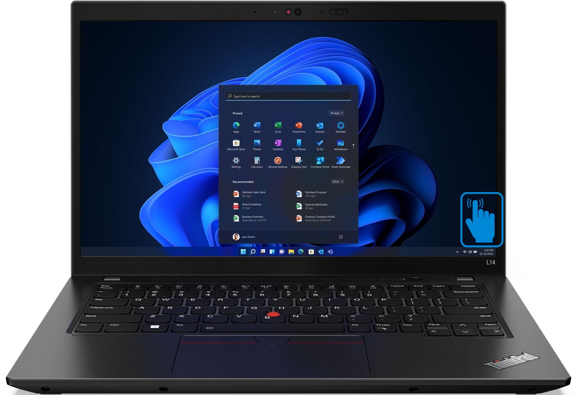 Lenovo ThinkPad L14 Gen 3 Home/Business Laptop (Intel i5-1235U 10