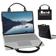 thumbnail image 1 of Lenovo ThinkPad L14 Gen 3 Laptop Sleeve, Leather Laptop Case for Lenovo ThinkPad L14 Gen 3 with Accessories Bag Handle (Black), 1 of 9