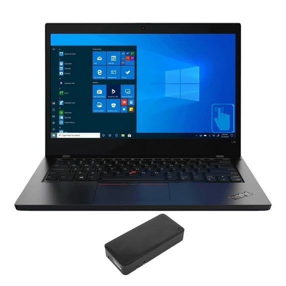 Lenovo ThinkPad L14 Home/Business Laptop (Intel i5-1135G7 4-Core, 14.0in 60Hz Touch Full HD (1920x1080), Intel Iris Xe, 32GB RAM, 2TB PCIe SSD, Wifi, HDMI, Webcam, Win 11 Pro) with DV4K Dock