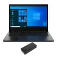 thumbnail image 1 of Lenovo ThinkPad L14 Home/Business Laptop (Intel i5-1135G7 4-Core, 14.0in 60Hz Touch Full HD (1920x1080), Intel Iris Xe, 64GB RAM, 1TB PCIe SSD, Win 11 Pro) with DV4K Dock, 1 of 7