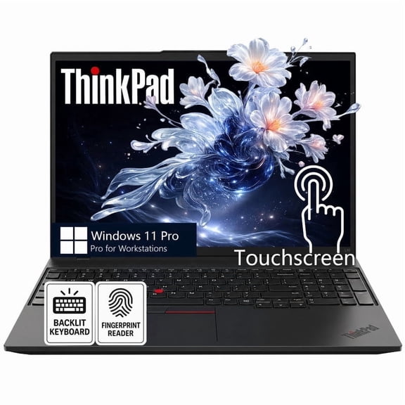 Lenovo ThinkPad L16 Gen 2 Business Touchscreen Laptop, Intel Core Ultra 5 225U Processor, 8GB DDR5 RAM, 512GB PCIe SSD, 16" WUXGA IPS Display, Fingerprint Reader, Backlit Keyboard, Windows 11 Pro
