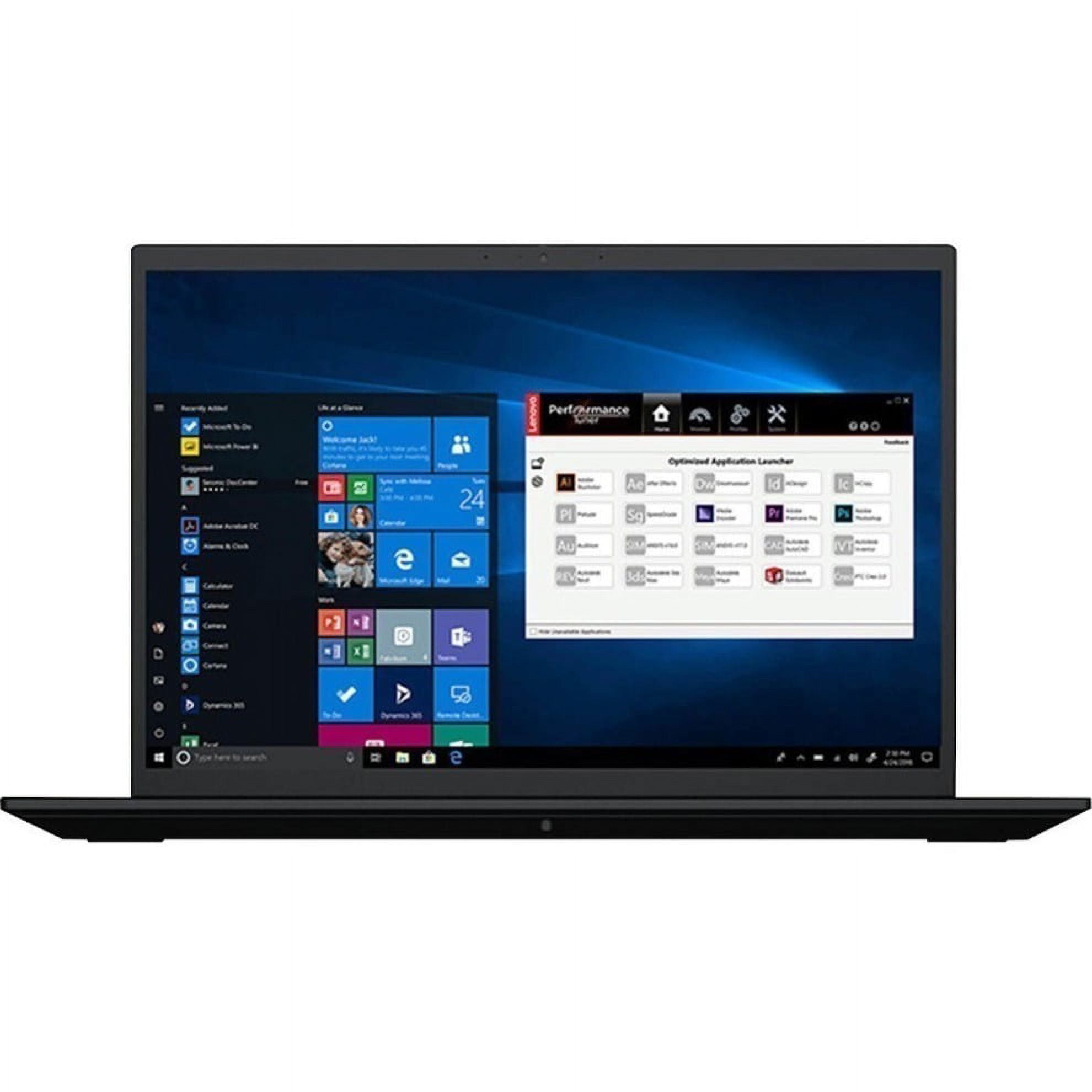 Lenovo ThinkPad P1 Gen 4 20Y3007KUS 16" Mobile Workstation - WQXGA - 2560 x 1600 - Intel Core i7 11th Gen i7-11800H Octa-core (8 Core) 2.30 GHz - 16 GB Total RAM - 512 GB SSD - Black