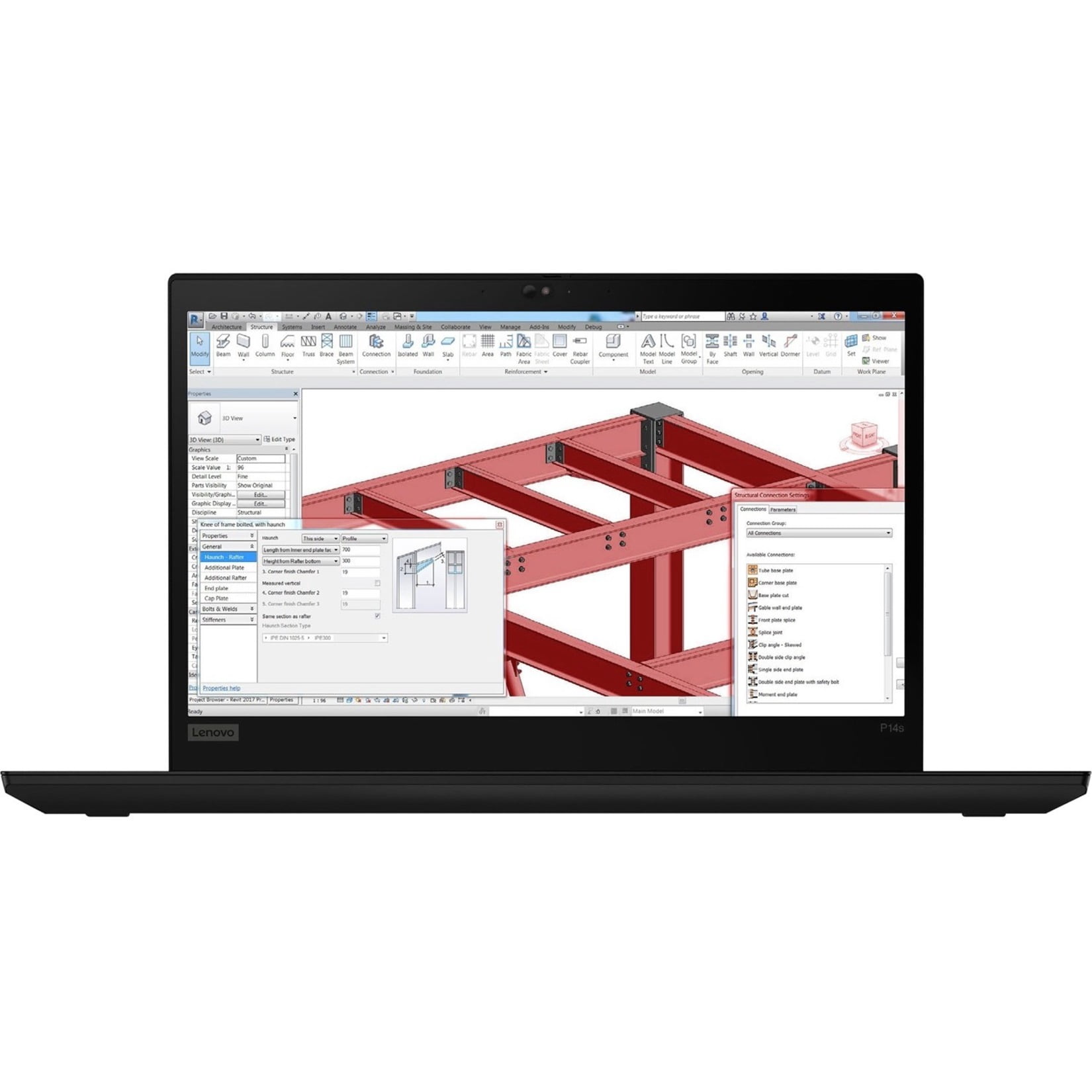 PC PORTABLE LENOVO THINKPAD P14S NOIR 14 POUCES AMD RYZEN 7 PRO 8840HS 64GO