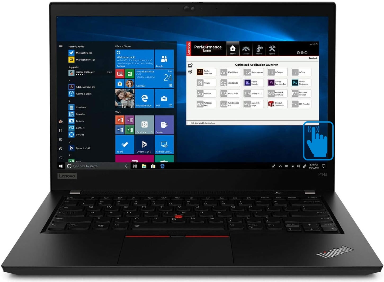 Lenovo ThinkPad P14s Gen 1 Workstation 14.0in Touchscreen FHD IPS