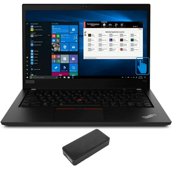 Lenovo ThinkPad P14s Gen 1 Workstation Laptop (AMD Ryzen 7 PRO 4750U 8-Core, 14.0in 60 Hz Touch Full HD (1920x1080), AMD Radeon PRO, 16GB RAM, Win 10 Pro) with DV4K Dock