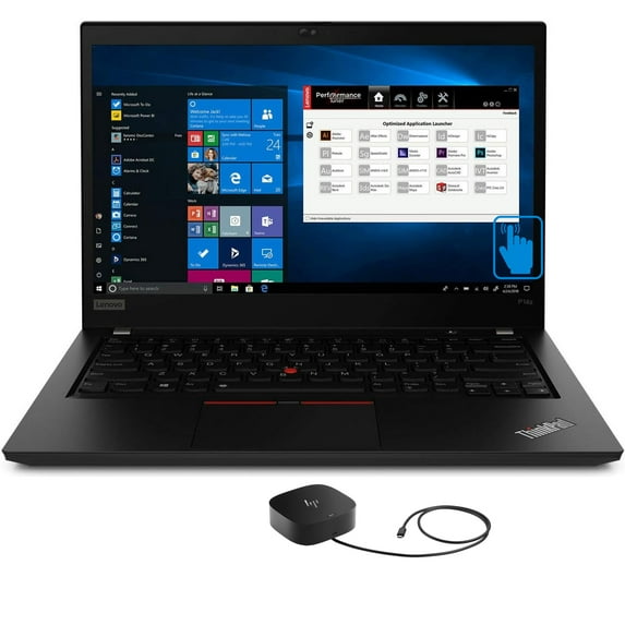 Lenovo ThinkPad P14s Gen 2 Home/Business Laptop (Intel i7-1185G7 4-Core, 14.0in 60 Hz Touch Full HD (1920x1080), NVIDIA T500, 24GB RAM, Win 11 Pro) with G5 Essential Dock