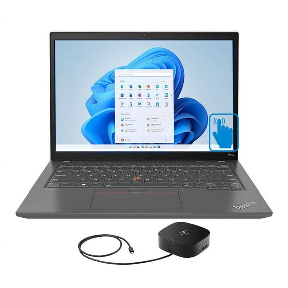 Lenovo ThinkPad P14s Gen 3 Home/Business Laptop (Intel i7-1260P 12-Core, 14.0in 60 Hz Touch Wide UXGA (1920x1200), Intel UHD, 20GB RAM, Win 11 Pro) with G2 Universal Dock