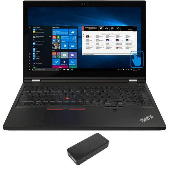 Lenovo ThinkPad P15 Gen 2 Workstation Laptop (Intel i7-11850H 8-Core, 15.6in 60 Hz Touch 4K Ultra HD (3840x2160), NVIDIA RTX A5000, 64GB RAM, Win 11 Pro) with DV4K Dock