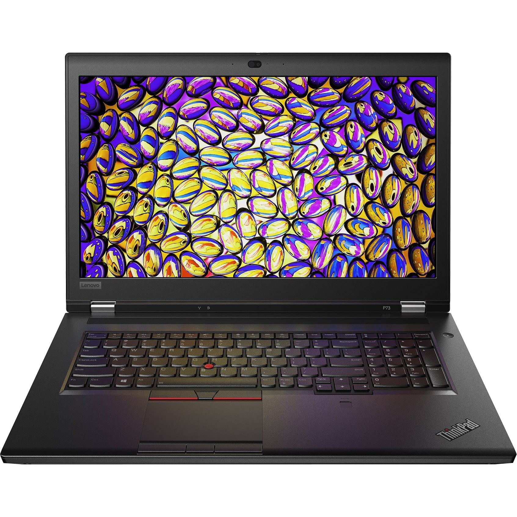 Lenovo ThinkPad P73 20QR - Intel Core i7 - 9750H / up to 4.5 GHz - Win 10 Pro 64-bit - Quadro P620 - 32 GB RAM - 1 TB SSD TCG Opal Encryption 2, NVMe - 17.3" IPS 1920 x 1080 (Full HD) - Gigabit Ethernet - Wi-Fi 6 - black - kbd: US