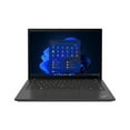 thumbnail image 1 of Lenovo ThinkPad T14 Gen 3 21AH00NGUS 14" Notebook - WUXGA - 1920 x 1200 - Intel Core i7 12th Gen i7-1260P Dodeca-core (12 Core) 2.10 GHz - 16 GB Total RAM - 8 GB On-board Memory - 512 GB SSD - Th, 1 of 10