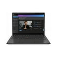 thumbnail image 1 of Lenovo ThinkPad T14 Gen 4 21K30006US 14" Touchscreen Notebook - WUXGA - 1920 x 1200 - AMD Ryzen 7 PRO 7840U Octa-core (8 Core) 3.30 GHz - 16 GB Total RAM - 16 GB On-board Memory - 512 GB SSD - Th, 1 of 5
