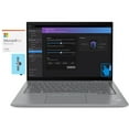 thumbnail image 1 of Lenovo ThinkPad T14 Gen 4 Home/Business Laptop (Intel i7-1355U 10-Core, 14.0in 60 Hz Touch Wide UXGA (1920x1200), Intel UHD, Win 10 Pro) with Microsoft 365 Personal , Dockztorm Hub, 1 of 7