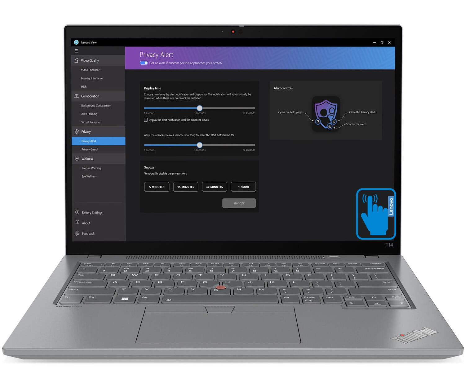 Lenovo ThinkPad T14 Gen 4 Home/Business Laptop (Intel i7-1355U 10 