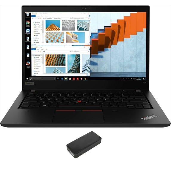 Lenovo ThinkPad T14 Home/Business Laptop (Intel i5-1135G7 4-Core, 14.0in 60Hz Full HD (1920x1080), Intel Iris Xe, 24GB RAM, 512GB PCIe SSD, Win 10 Pro) with DV4K Dock