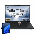 thumbnail image 1 of Lenovo ThinkPad T16 16" FHD+ Business Laptop, Intel Core Ultra 7 355, 16GB RAM, 256GB SSD, Windows 11 Pro, 1 of 7