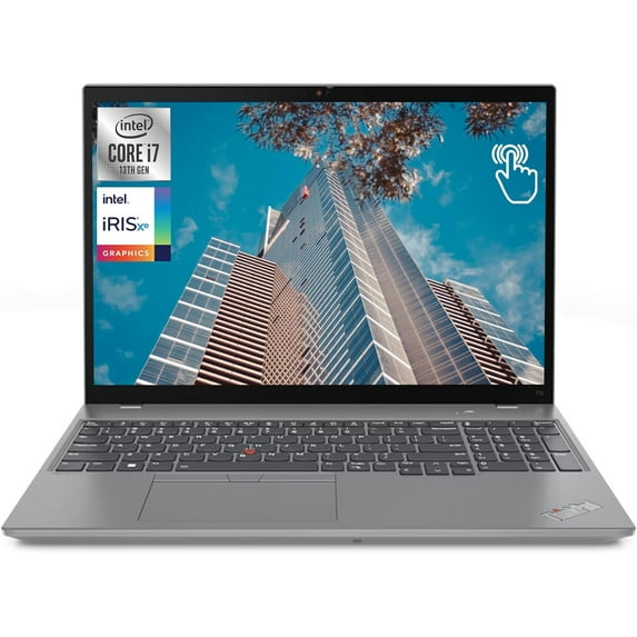 Lenovo ThinkPad T16 Gen 2, Intel Core i7-1355U, 16 GB DDR5 RAM, 512 GB PCIe SSD, 16" Touchscreen IPS, Intel Iris Xe Graphics, Backlit Keyboard, Windows 11 Pro, Storm Gray