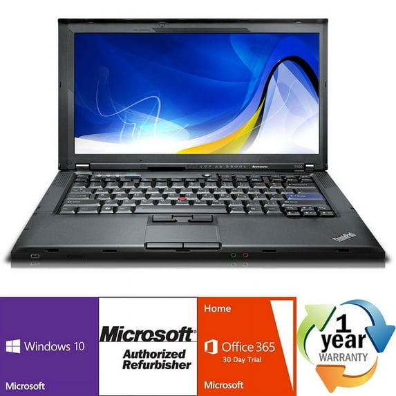Lenovo ThinkPad T410 i5 2.4GHz 2GB 160GB DVD Windows 10 Home 32 Laptop Computer