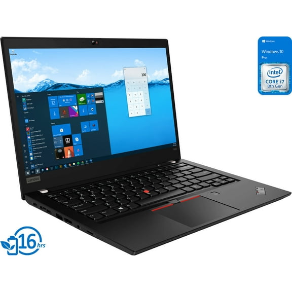 Lenovo ThinkPad T490 Notebook, 14" IPS QHD Display, Intel Core i7-8665U Upto 4.8GHz, 48GB RAM, 1TB NVMe SSD, HDMI, DisplayPort via USB-C, Wi-Fi, Bluetooth, Windows 10 Pro (20N2S3H300)
