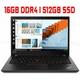 thumbnail image 1 of Lenovo ThinkPad T490 Premium Business Laptop 14” HD anti-glare Display 8th Gen Intel 4-Core i5-8365U 16GB DDR4 512GB SSD Fingerprint Wifi5 Bluetooth Dolby Win10 Pro, 1 of 7