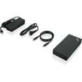 thumbnail image 1 of Lenovo ThinkPad USB C Dual Monitor Laptop Docking Station Gen 2 with Power Adapter, 1 of 1