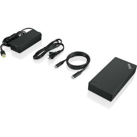 Lenovo ThinkPad USB C Dual Monitor Laptop Docking Station Gen 2 with Power Adapter