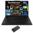 thumbnail image 1 of Lenovo ThinkPad Workstation Laptop 16.0in Touchscreen LCD WUXGA Display (Intel Ultra 7-155H, 16GB DDR5, 1TB PCIe SSD, RTX 500 Ada, Backlit KB, Fingerprint, 2 Thunderbolt 4, Win 11 Pro) w/USB-C Dock, 1 of 7