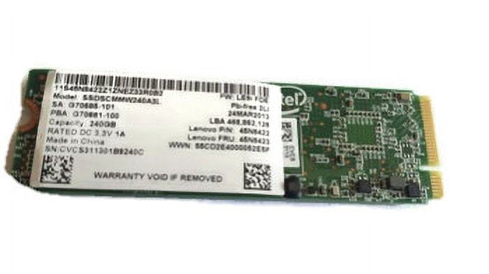 Lenovo ThinkPad X1 Carbon 240GB SSD Intel 3.3V 45N8422 45N8423