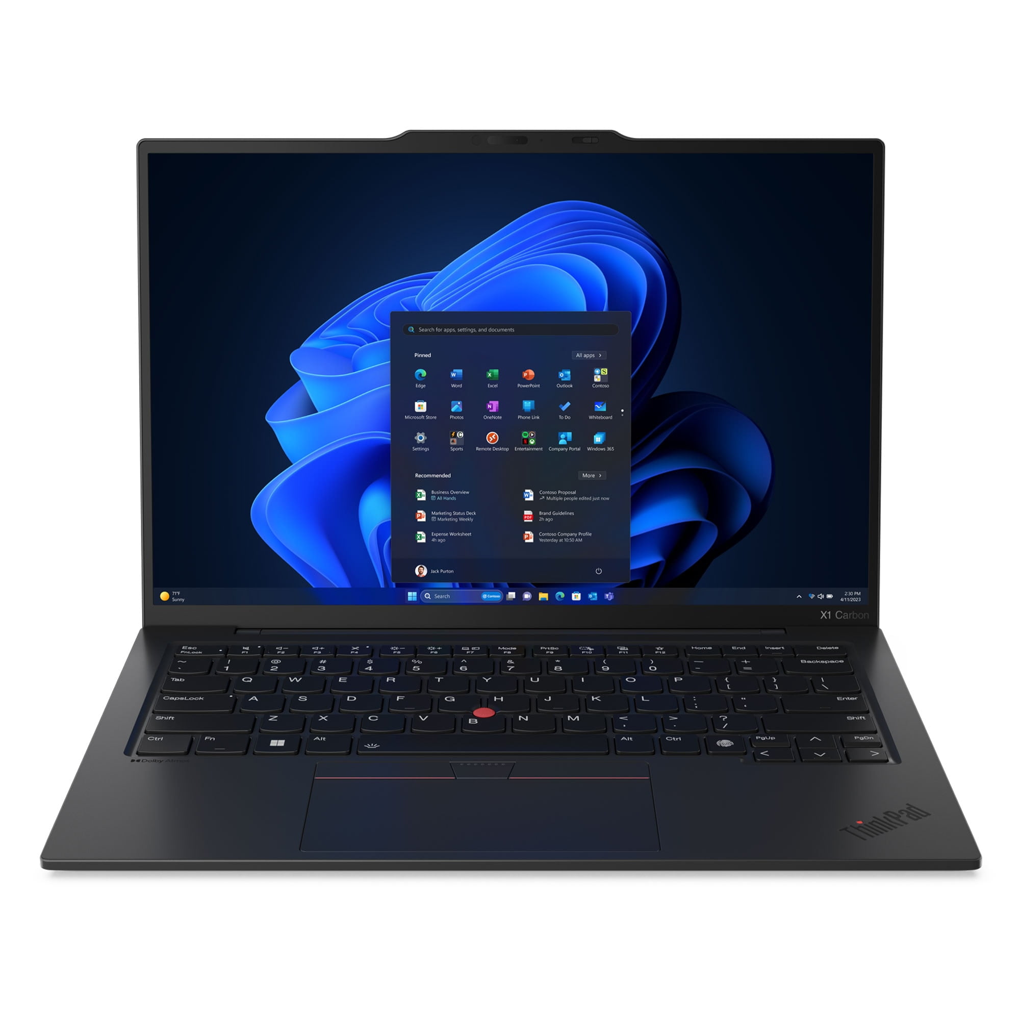 Lenovo ThinkPad X1 Carbon Gen 12 Intel Laptop, 14" IPS  Low Power, 125U,   Graphics, 16GB, 512GB SSD