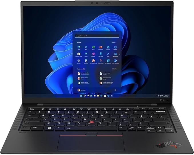 Lenovo ThinkPad X1 Carbon Gen 12, Intel Ultra 7 155H,  14" 2.8K (2880 x 1800), OLED,  Non-Touch, 32GB DDR5-6400MHz, 1TB SSD, 1080p RHD IR Camera, Win 11 Pro - Black