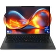 thumbnail image 1 of Lenovo ThinkPad X1 Carbon Gen 12 Laptop, Intel Ultra 7-155U, 32 GB LPDDR5x RAM, 4 TB PCIe SSD, 14" WUXGA (1920x1200) Display, Integrated Graphics, Backlit Keyboard, FP Reader, W11 Pro, Eclipse Black, 1 of 9