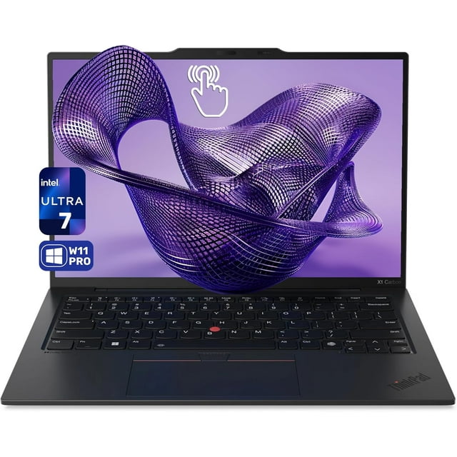 Lenovo ThinkPad X1 Carbon Gen12 Laptop, Intel Ultra 7 165U, 32 GB LPDDR5X RAM, 4 TB PCle SSD, 14" WUXGA Touch (1920x1200), Intel Graphics, Backlit Keyboard, W11 Pro