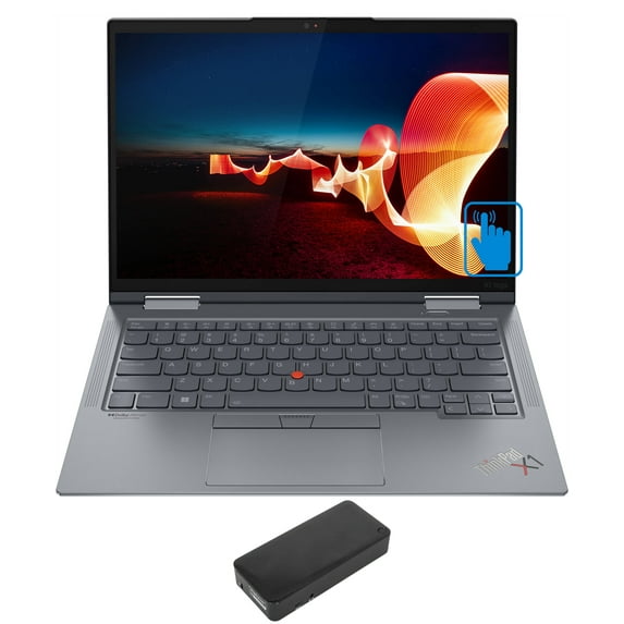 Lenovo ThinkPad X1 Yoga Gen 6 Home/Business 2-in-1 Laptop (Intel i7-1185G7 4-Core, 14.0in 60Hz Touch Wide UXGA (1920x1200), Intel Iris Xe, 32GB RAM, Win 11 Pro) with DV4K Dock