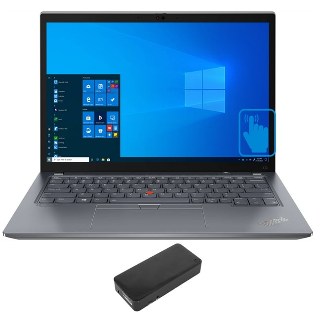 Lenovo ThinkPad X13 Gen 2 Home/Business Laptop (Intel i5-1135G7 4-Core, 13.3in 60 Hz Touch Wide UXGA (1920x1200), Intel Iris Xe, 16GB RAM, Win 10 Pro) with DV4K Dock