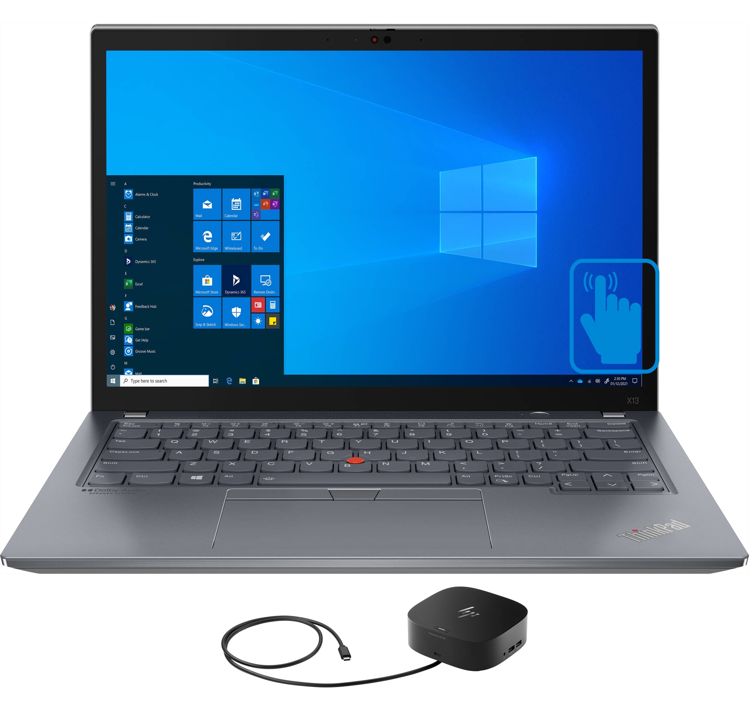 Lenovo ThinkPad X13 Gen 2 Home/Business Laptop (Intel i5-1135G7 4