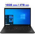 thumbnail image 1 of Lenovo ThinkPad X13 Gen 2 Premium Business Laptop 13.3" WUXGA IPS Touch AMD 8-core Ryzen 7 PRO 5850U Processor 16GB DDR4 4TB SSD Fingerprint FHD Privacy Camera 3-Year Warranty Win11Pro Black, 1 of 8